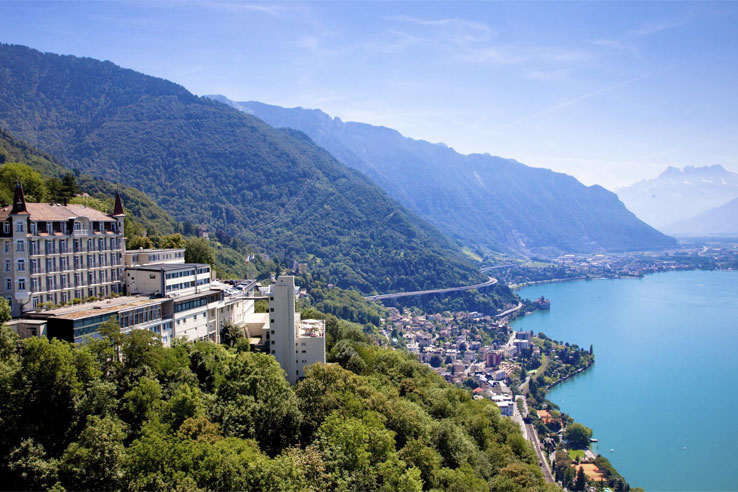 Glion Institute overlooking Lake Geneva